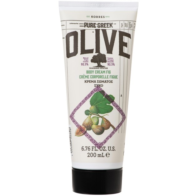 Korres Pure Greek Olive Body Cream Fig 200ml Korres Pure Greek Olive Body Cream Fig 200ml
