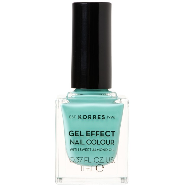 Korres Gel Effect Nail Colour 11ml - Aquatic Turquooise 98 Korres Gel Effect Nail Colour 11ml - Aquatic Turquooise 98