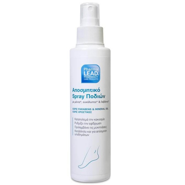 Pharmalead Αποσμητικό Spray Ποδιών Προστασίας & Περιποίησης 150ml Pharmalead Αποσμητικό Spray Ποδιών Προστασίας & Περιποίησης 150ml