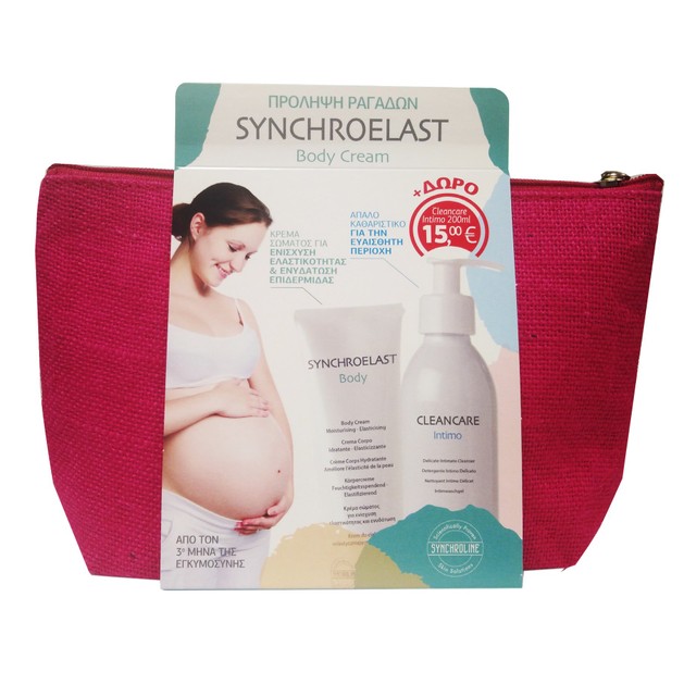 Synchroelast Body Moisturising Cream Κρέμα Πρόληψης Ραγάδων 200ml & Δώρο Cleancare Intimo Καθαριστικό Ευαίσθητης Περιοχής 200ml Synchroelast Body Moisturising Cream Κρέμα Πρόληψης Ραγάδων 200ml & Δώρο Cleancare Intimo Καθαριστικό Ευαίσθητης Περιοχής 200ml