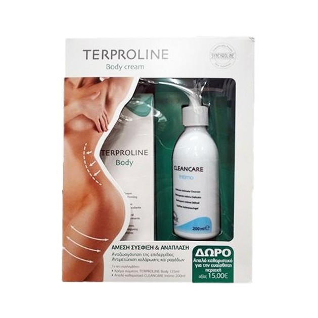 Synchroline Terproline Body Cream Κρέμα Σύσφιξης Σώματος 125ml & Cleancare Intimo Καθαριστικό για την Ευαίσθητη Περιοχή 200ml Synchroline Terproline Body Cream Κρέμα Σύσφιξης Σώματος 125ml & Cleancare Intimo Καθαριστικό για την Ευαίσθητη Περιοχή 200ml