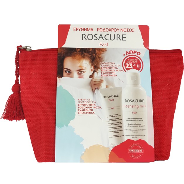 Synchroline Rosacure Πακέτο Προσφοράς Fast Cream, Gel & Δώρο Cleansing Milk 200ml Synchroline Rosacure Πακέτο Προσφοράς Fast Cream, Gel & Δώρο Cleansing Milk 200ml