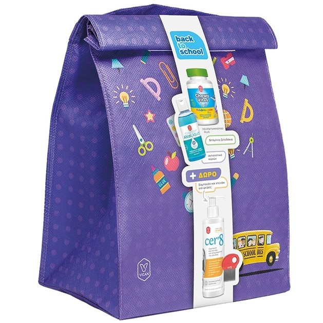 Vican Promo Back to School Chewy Vites Kids Multivitamin Plus 60ζελεδάκια & AlcoLiquid Gel 70% v/v 100ml & Δώρο Cer\'8 Free Kids Shampoo 200ml Vican Promo Back to School Chewy Vites Kids Multivitamin Plus 60ζελεδάκια & AlcoLiquid Gel 70% v/v 100ml & Δώρο Cer\'8 Free Kids Shampoo 200ml