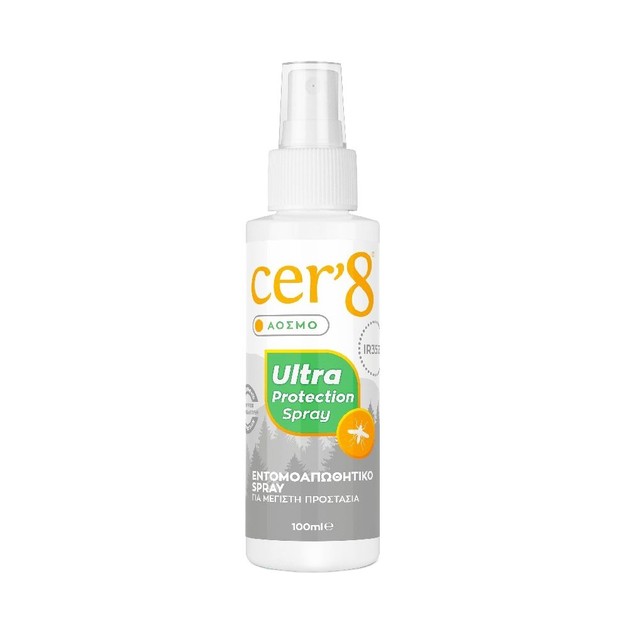Cer\'8 Ultra Protection Spray Άοσμο Εντομοαπωθητικό για Μέγιστη Προστασία 100ml Cer\'8 Ultra Protection Spray Άοσμο Εντομοαπωθητικό για Μέγιστη Προστασία 100ml