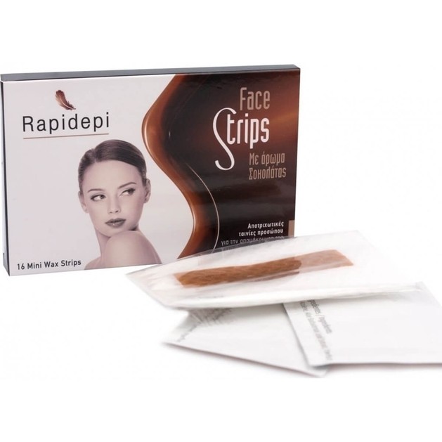 Vican Rapidepi Face Strips 16 Mini Wax Strips Vican Rapidepi Face Strips 16 Mini Wax Strips