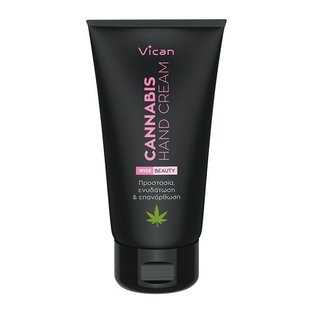 Vican Wise Beauty Cannabis Hand & Nail Cream Κρέμα Εντατικής Ενυδάτωσης για Σκληρά, Σκασμένα & Αφυδατωμένα Χέρια 75ml Vican Wise Beauty Cannabis Hand & Nail Cream Κρέμα Εντατικής Ενυδάτωσης για Σκληρά, Σκασμένα & Αφυδατωμένα Χέρια 75ml