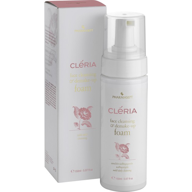 Pharmasept Cleria Face Cleansing & Demake-up Foam 150ml Pharmasept Cleria Face Cleansing & Demake-up Foam 150ml