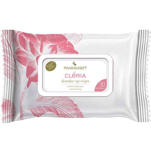Pharmasept Cleria Demake – Up Wipes 30τεμάχια Pharmasept Cleria Demake – Up Wipes 30τεμάχια