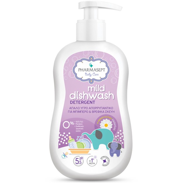 Pharmasept Mild Dishwash Detergent Απαλό Απορρυπαντικό για Μπιμπερό & Βρεφικά Σκεύη 400ml Pharmasept Mild Dishwash Detergent Απαλό Απορρυπαντικό για Μπιμπερό & Βρεφικά Σκεύη 400ml