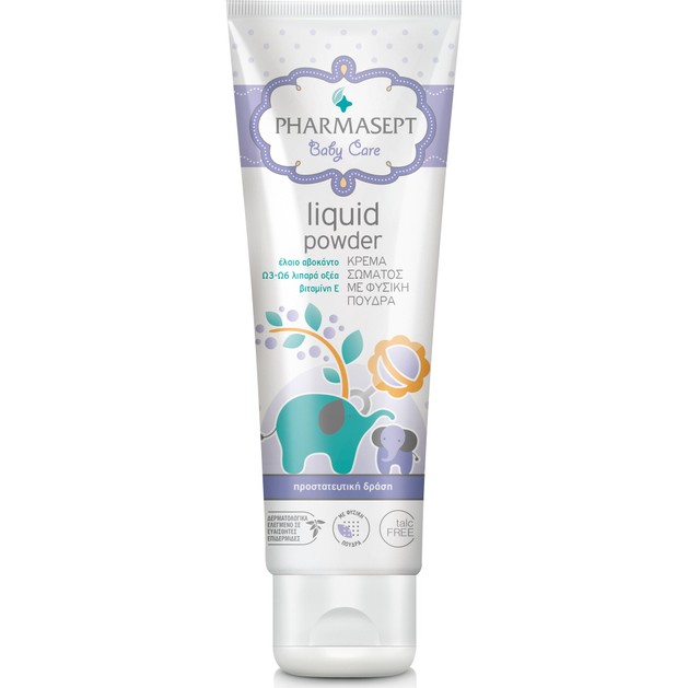 Pharmasept Baby Care Liquid Powder Κρέμα Σώματος με Πούδρα Φυτικής Προέλευσης για την Φροντίδα της Βρεφικής Επιδερμίδας 150ml Pharmasept Baby Care Liquid Powder Κρέμα Σώματος με Πούδρα Φυτικής Προέλευσης για την Φροντίδα της Βρεφικής Επιδερμίδας 150ml