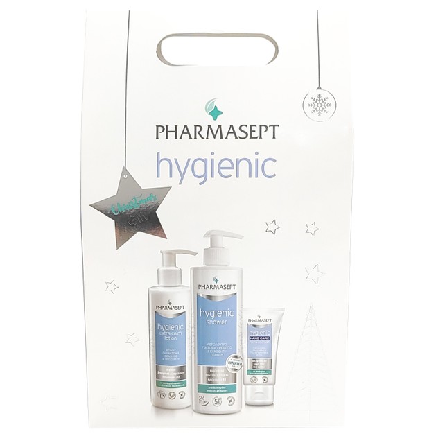 Pharmasept Hygienic Christmas Gigt Hygienic Shower 500ml & Hygienic Extra Calm Lotion 250ml & Hygienic Intensive Hand Cream 75ml Pharmasept Hygienic Christmas Gigt Hygienic Shower 500ml & Hygienic Extra Calm Lotion 250ml & Hygienic Intensive Hand Cream 75ml