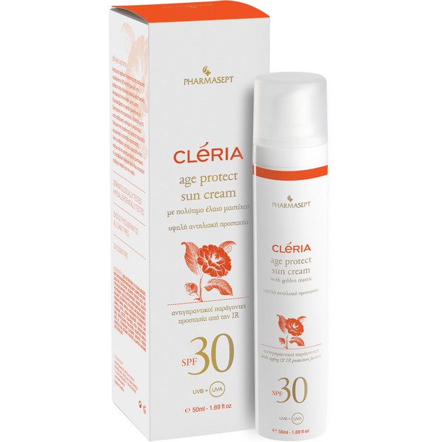 Pharmasept Cleria Age Protect Sun Cream Spf30, 50ml Pharmasept Cleria Age Protect Sun Cream Spf30, 50ml