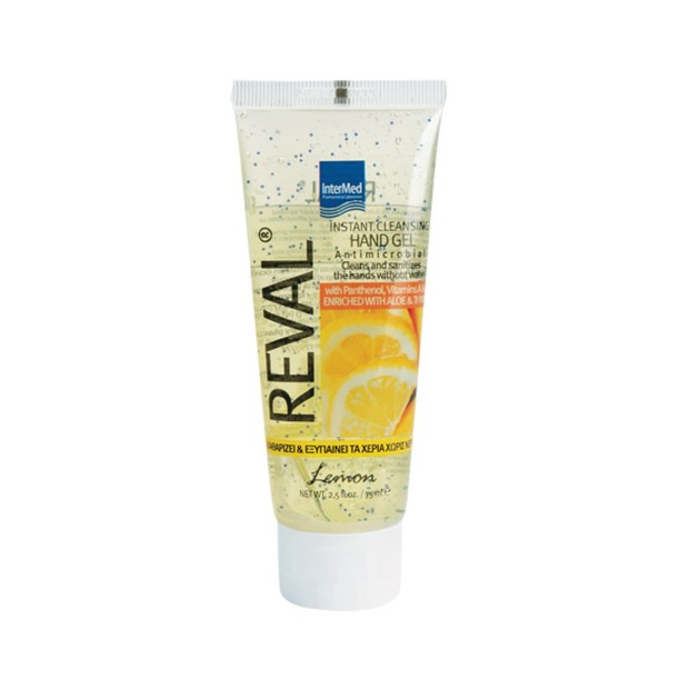 Intermed Reval Plus Lemon Antiseptic Hand Gel Αντιβακτηριδιακό Αντισηπτικό Χεριών 30ml Intermed Reval Plus Lemon Antiseptic Hand Gel Αντιβακτηριδιακό Αντισηπτικό Χεριών 30ml