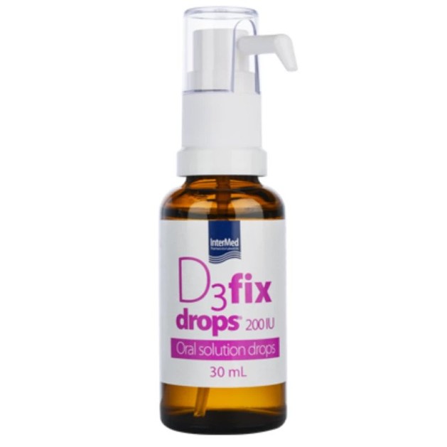 Intermed D3 Fix Drops Oral Solution Drops 30ml Intermed D3 Fix Drops Oral Solution Drops 30ml