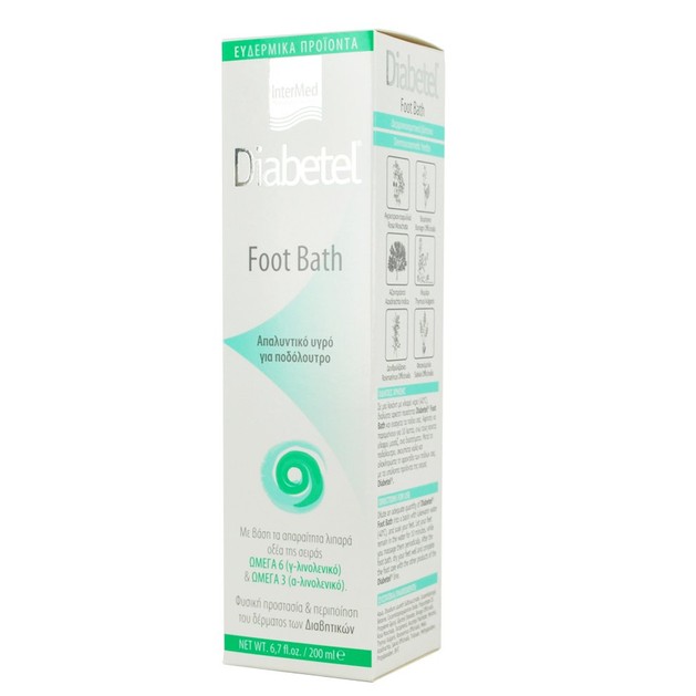 Intermed Diabetel Soothing Liquid Foot Bath 200ml Intermed Diabetel Soothing Liquid Foot Bath 200ml