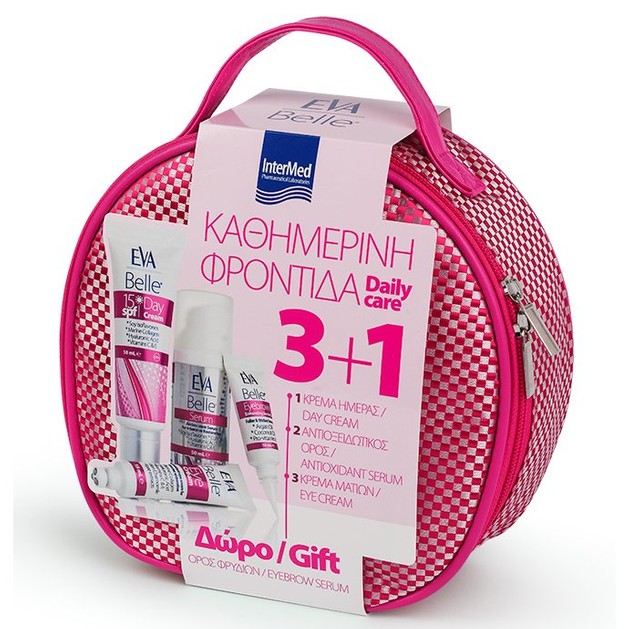Eva Belle Promo Day Cream Spf15 Κρέμα Ημέρας 50ml, Antioxidant Serum 50ml, Eye Cream 15ml & Δώρο Eyebrow Serum 10ml Eva Belle Promo Day Cream Spf15 Κρέμα Ημέρας 50ml, Antioxidant Serum 50ml, Eye Cream 15ml & Δώρο Eyebrow Serum 10ml