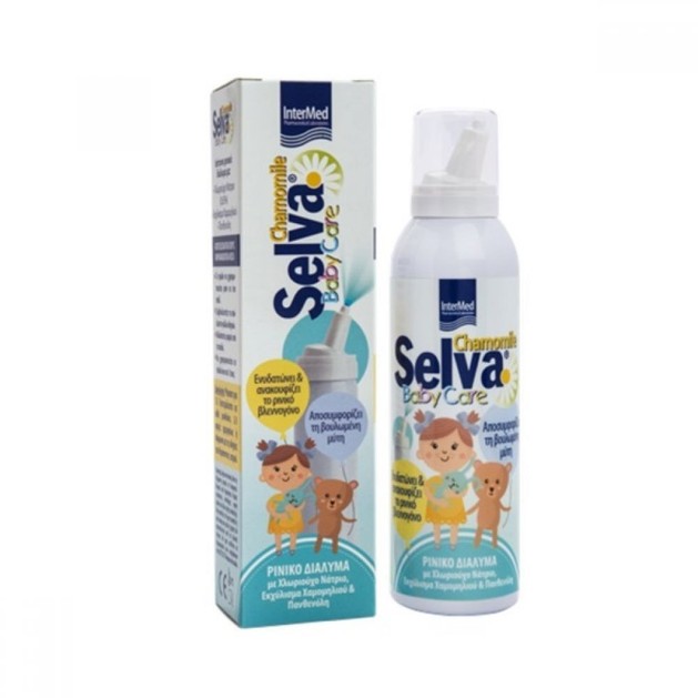 Intermed Selva Chamomile Baby Care Ισοτονικό Ρινικό Διάλυμα για Παιδιά 150ml Intermed Selva Chamomile Baby Care Ισοτονικό Ρινικό Διάλυμα για Παιδιά 150ml