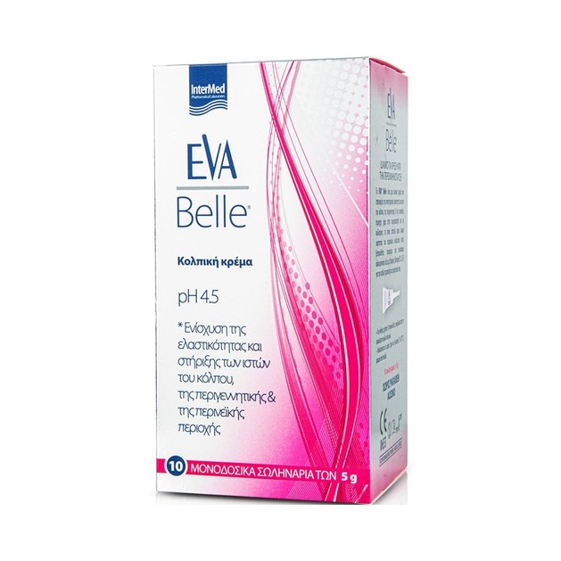 Intermed Eva Belle Vaginal Cream Κολπική Κρέμα PH 4.5 10x5g Intermed Eva Belle Vaginal Cream Κολπική Κρέμα PH 4.5 10x5g