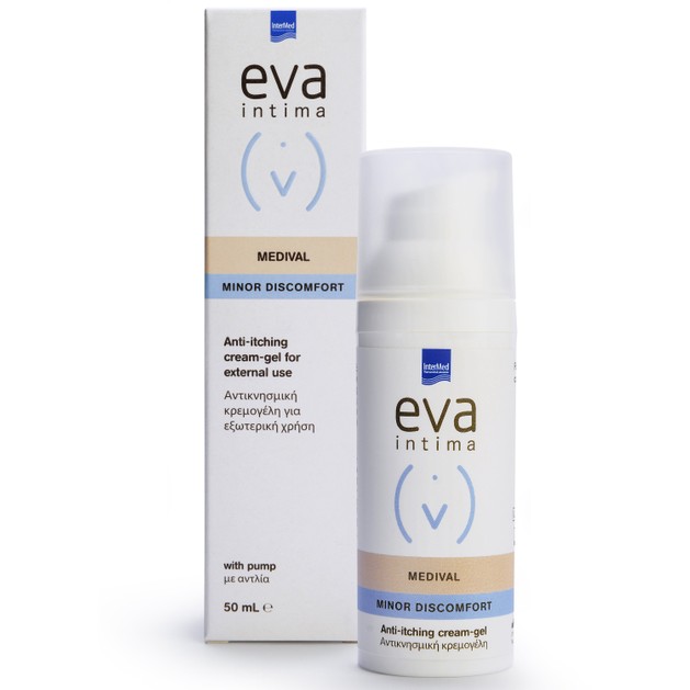 Eva Intima Medival Minor Discomfort Αιδοιϊκή Αντικνησμική Κρεμογέλη Εξωτερικής Χρήσης 50ml Eva Intima Medival Minor Discomfort Αιδοιϊκή Αντικνησμική Κρεμογέλη Εξωτερικής Χρήσης 50ml