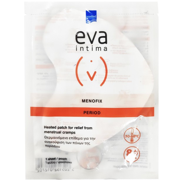 Eva Intima Menofix Rediod Heated Patch for Relief from Menstrual Cramps 1 Τεμάχιο Eva Intima Menofix Rediod Heated Patch for Relief from Menstrual Cramps 1 Τεμάχιο