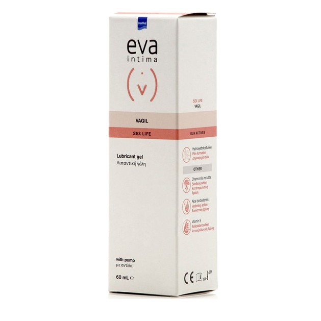 Intermed Eva Intima Vagil Sex Life Gel,Λιπαντική Κολπική Γέλη με Αντλία 60ml Intermed Eva Intima Vagil Sex Life Gel,Λιπαντική Κολπική Γέλη με Αντλία 60ml