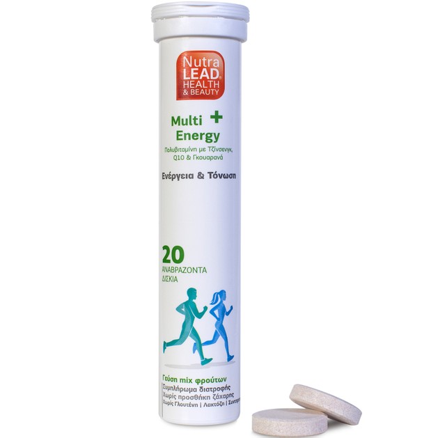 Nutralead Multi+ Energy 20 Αναβρ. Δισκία Nutralead Multi+ Energy 20 Αναβρ. Δισκία