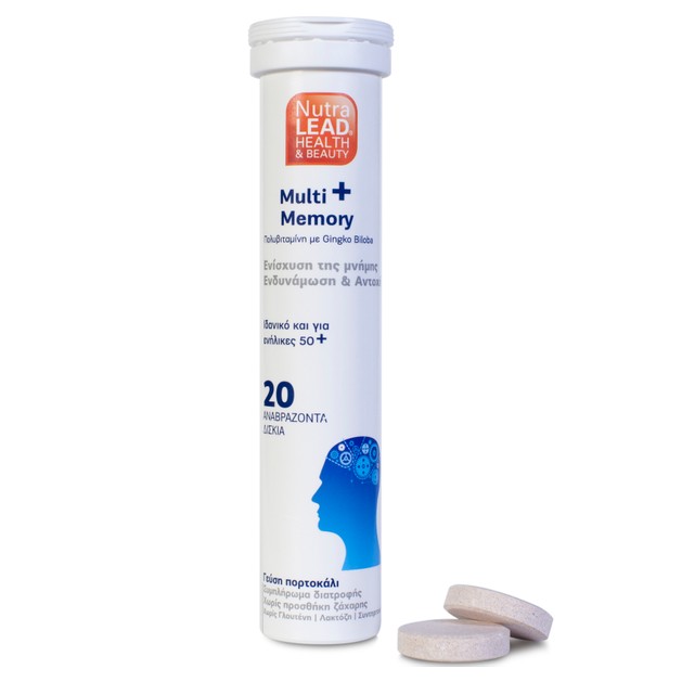 Nutralead Multi+ Memory 20 Αναβρ. Δισκία Nutralead Multi+ Memory 20 Αναβρ. Δισκία