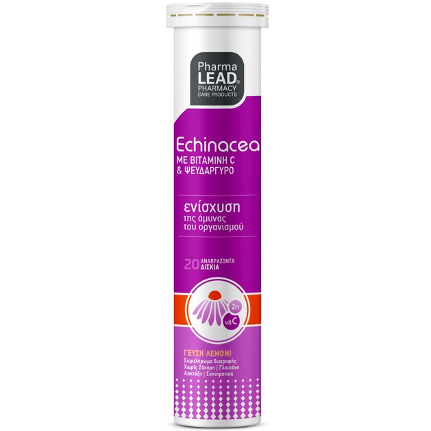 Pharmalead Echinacea με Βιταμίνη C & Ψευδάργυρο 20Effer.tabs Pharmalead Echinacea με Βιταμίνη C & Ψευδάργυρο 20Effer.tabs