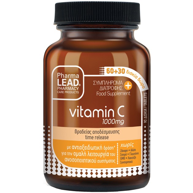 Pharmalead Vitamin C 1000mg 90tabs Pharmalead Vitamin C 1000mg 90tabs