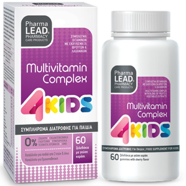 Pharmalead Multivitamin Complex 4Kids 60 Ζελεδάκια Pharmalead Multivitamin Complex 4Kids 60 Ζελεδάκια