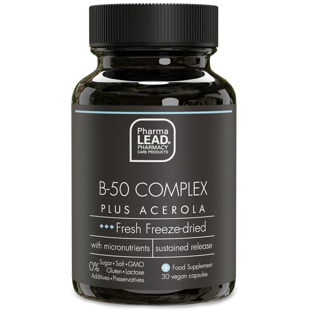 Pharmalead Black Range B-50 Complex Plus Acerola 30veg.caps Pharmalead Black Range B-50 Complex Plus Acerola 30veg.caps