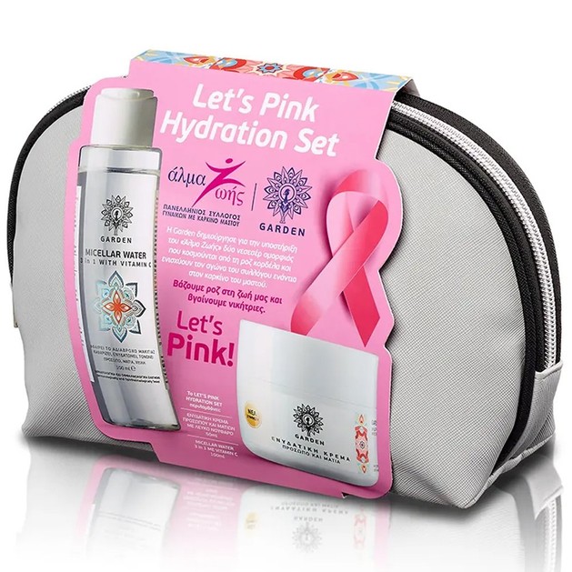 Garden Πακέτο Προσφοράς Lets Pink Hydration Set Moisturizing Cream Face & Eyes With White Lily 50ml & Micellar Water 3 in 1 with Vitamin C 100ml Garden Πακέτο Προσφοράς Lets Pink Hydration Set Moisturizing Cream Face & Eyes With White Lily 50ml & Micellar Water 3 in 1 with Vitamin C 100ml