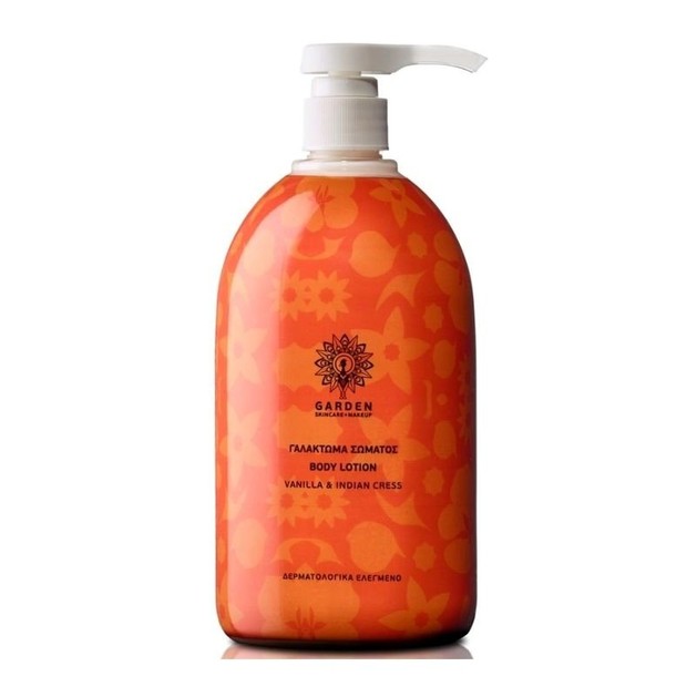 Garden of Panthenols Body Lotion Vanilla & Indian Cress Γαλάκτωμα Σώματος 1Lt Garden of Panthenols Body Lotion Vanilla & Indian Cress Γαλάκτωμα Σώματος 1Lt