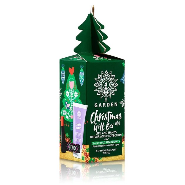 Garden Christmas Gift Box No6 Πακέτο Προσφοράς Lip Balm Wild Strawberry Spf15, 5.2gr & Rich Texture Hand Cream 30ml Garden Christmas Gift Box No6 Πακέτο Προσφοράς Lip Balm Wild Strawberry Spf15, 5.2gr & Rich Texture Hand Cream 30ml