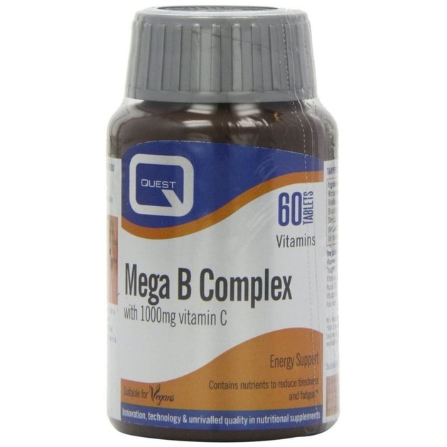 Quest Mega B Complex with 1000mg Vitamin C 60tabs Quest Mega B Complex with 1000mg Vitamin C 60tabs