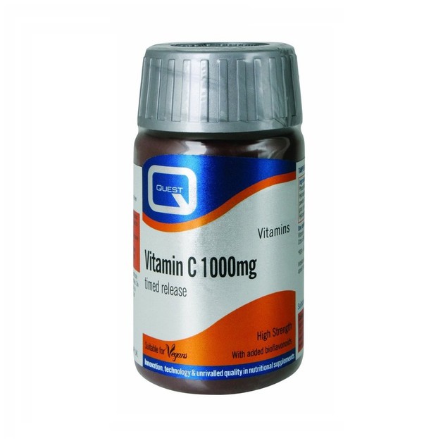 Quest Vitamin C 1000mg Timed Release 60tabs σε Ειδική Τιμή Quest Vitamin C 1000mg Timed Release 60tabs σε Ειδική Τιμή