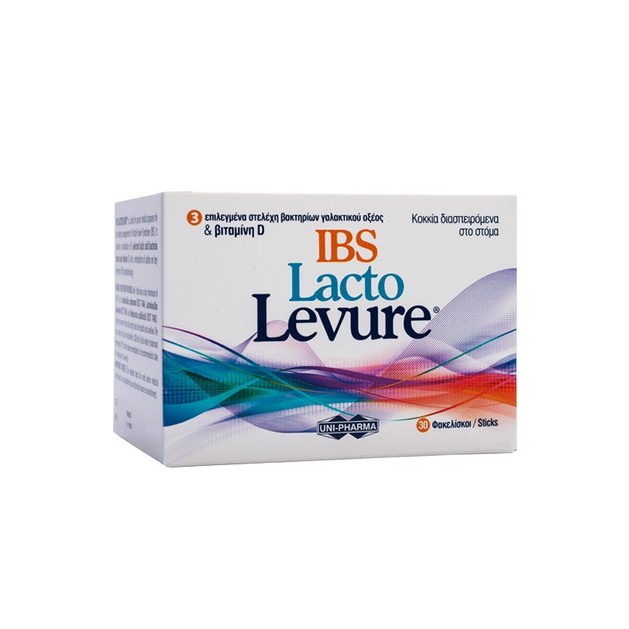 Uni-Pharma Lacto Levure IBS Διαιτητικό Τρόφιμο Ειδικού Ιατρικού Σκοπού για Άτομα με Σύνδρομο Ευερέθιστου Εντέρου 30 Sachets Uni-Pharma Lacto Levure IBS Διαιτητικό Τρόφιμο Ειδικού Ιατρικού Σκοπού για Άτομα με Σύνδρομο Ευερέθιστου Εντέρου 30 Sachets