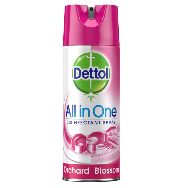 Dettol Spray Orchard Blossom Απολυμαντικό Αντιβακτηριδιακό Σπρέι για Σκληρές & Μαλακές Επιφάνειες 400ml Dettol Spray Orchard Blossom Απολυμαντικό Αντιβακτηριδιακό Σπρέι για Σκληρές & Μαλακές Επιφάνειες 400ml