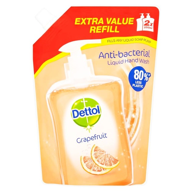 Dettol Soft on Skin Hard on Dirt Grapefruit Refill Ανταλλακτικό Αντιβακτηριδιακό Υγρό Κρεμοσάπουνο 500ml Dettol Soft on Skin Hard on Dirt Grapefruit Refill Ανταλλακτικό Αντιβακτηριδιακό Υγρό Κρεμοσάπουνο 500ml
