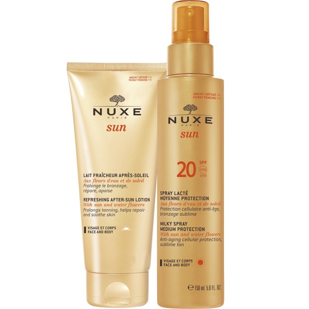 Nuxe Πακέτο Προσφοράς Sun Spray Lacte Spf20 Αντηλιακό Γαλάκτωμα Πρόσωπο & Σώμα 150ml & Δώρο Refreshing After Sun Lotion 100ml Nuxe Πακέτο Προσφοράς Sun Spray Lacte Spf20 Αντηλιακό Γαλάκτωμα Πρόσωπο & Σώμα 150ml & Δώρο Refreshing After Sun Lotion 100ml