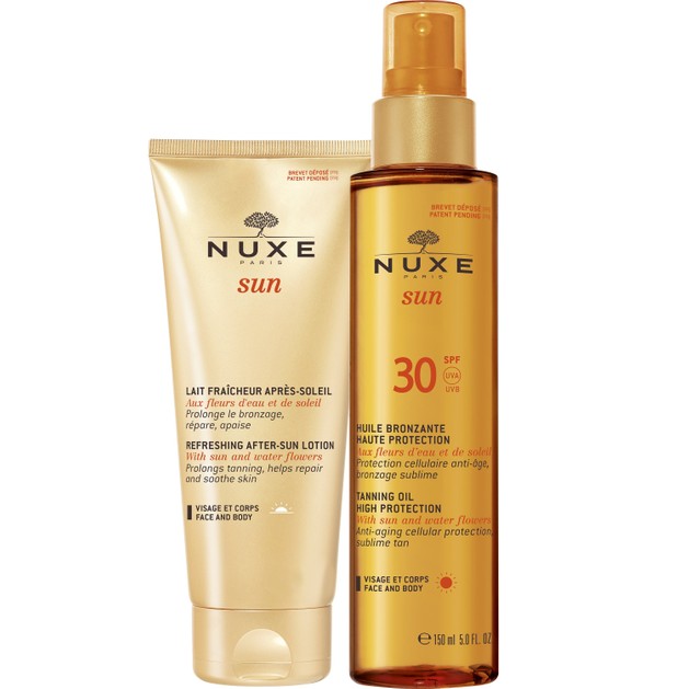 Nuxe Πακέτο Προσφοράς Sun Huile Bronzante Spf30 Λάδι Μαυρίσματος Πρόσωπο & Σώμα 150ml & Δώρο Refreshing After Sun Lotion 100ml Nuxe Πακέτο Προσφοράς Sun Huile Bronzante Spf30 Λάδι Μαυρίσματος Πρόσωπο & Σώμα 150ml & Δώρο Refreshing After Sun Lotion 100ml