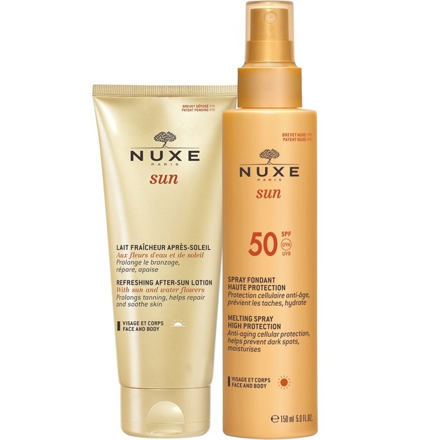 Nuxe Πακέτο Προσφοράς Sun Milky Spray Fondant Haute Protection Spf50 Face & Body 150ml & Δώρο Refreshing After Sun Lotion 100ml Nuxe Πακέτο Προσφοράς Sun Milky Spray Fondant Haute Protection Spf50 Face & Body 150ml & Δώρο Refreshing After Sun Lotion 100ml
