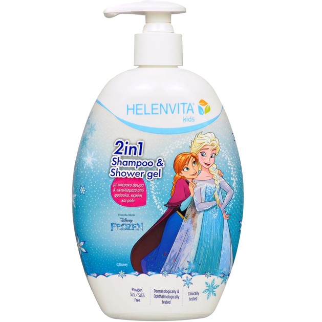Helenvita Kids Frozen 2 in 1 Shampoo & Shower Gel Παιδικό Ήπιο Σαμπουάν & Αφρόλουτρο με Υπέροχο Άρωμα 500ml Helenvita Kids Frozen 2 in 1 Shampoo & Shower Gel Παιδικό Ήπιο Σαμπουάν & Αφρόλουτρο με Υπέροχο Άρωμα 500ml