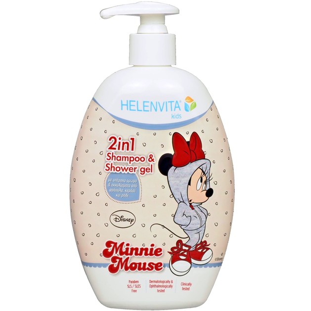 Helenvita Kids Minnie Mouse 2 in 1 Shampoo & Shower Gel Παιδικό Ήπιο Σαμπουάν & Αφρόλουτρο με Υπέροχο Άρωμα 500ml Helenvita Kids Minnie Mouse 2 in 1 Shampoo & Shower Gel Παιδικό Ήπιο Σαμπουάν & Αφρόλουτρο με Υπέροχο Άρωμα 500ml