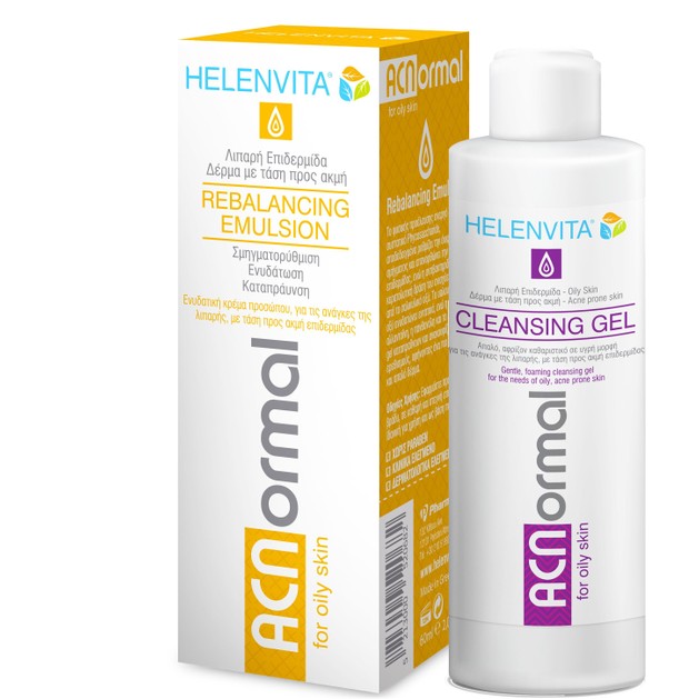 Helenvita Πακέτο Προσφοράς ACNormal Rebalancing Emulsion Ενυδατική Σμηγματορυθμιστική Κρέμα 60ml & Δώρο Cleansing Gel 100ml Helenvita Πακέτο Προσφοράς ACNormal Rebalancing Emulsion Ενυδατική Σμηγματορυθμιστική Κρέμα 60ml & Δώρο Cleansing Gel 100ml
