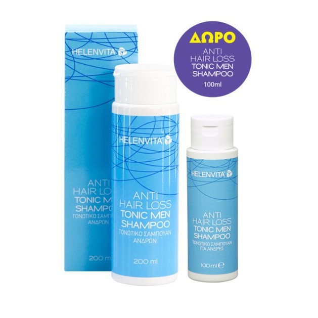 Helenvita Πακέτο Προσφοράς Anti-Hair Loss Tonic Men Shampoo Τονωτικό Σαμπουάν Ανδρών 200ml & Δώρο Επιπλέον Ποσότητα 100ml Helenvita Πακέτο Προσφοράς Anti-Hair Loss Tonic Men Shampoo Τονωτικό Σαμπουάν Ανδρών 200ml & Δώρο Επιπλέον Ποσότητα 100ml