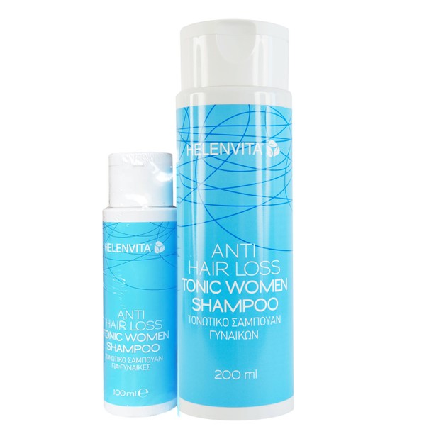 Helenvita Πακέτο Προσφοράς Anti-Hair Loss Tonic Women Shampoo 200ml & Δώρο Επιπλέον Ποσότητα 100ml Helenvita Πακέτο Προσφοράς Anti-Hair Loss Tonic Women Shampoo 200ml & Δώρο Επιπλέον Ποσότητα 100ml