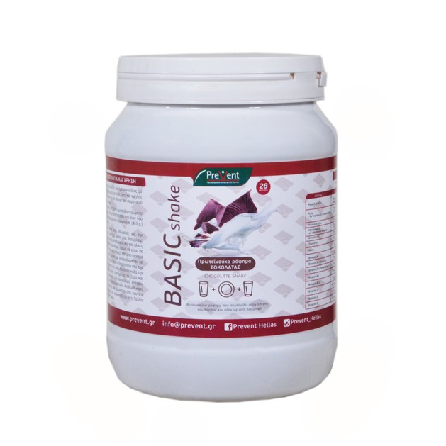 Prevent Basic Shake Chocolate Βιταμινούχο Ρόφημα που Συμβάλλει στον Έλεγχο του Βάρους με Γεύση Σοκολάτα 430gr Prevent Basic Shake Chocolate Βιταμινούχο Ρόφημα που Συμβάλλει στον Έλεγχο του Βάρους με Γεύση Σοκολάτα 430gr