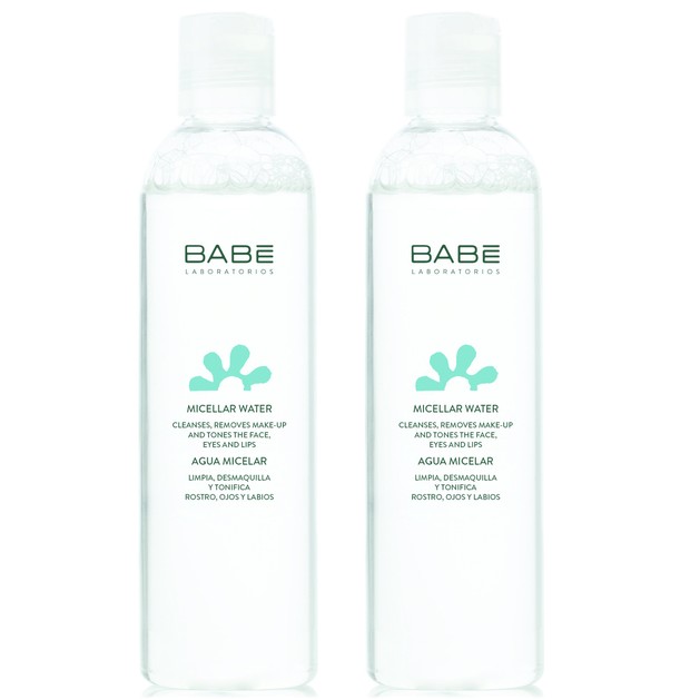 Babe Essentials Πακέτο Προσφοράς Micellar Water Μικυλλιακό Νερό Καθαρισμού & Ντεμακιγιάζ για Πρόσωπο, Μάτια, Χείλη 2x250ml Babe Essentials Πακέτο Προσφοράς Micellar Water Μικυλλιακό Νερό Καθαρισμού & Ντεμακιγιάζ για Πρόσωπο, Μάτια, Χείλη 2x250ml