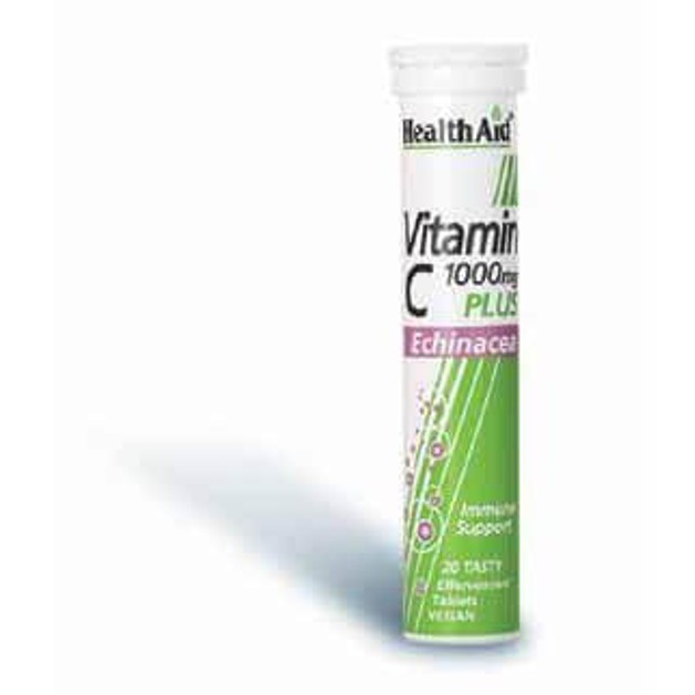 Health Aid Vitamin C 1000mg Plus Echinacea 20eff.tabs Health Aid Vitamin C 1000mg Plus Echinacea 20eff.tabs